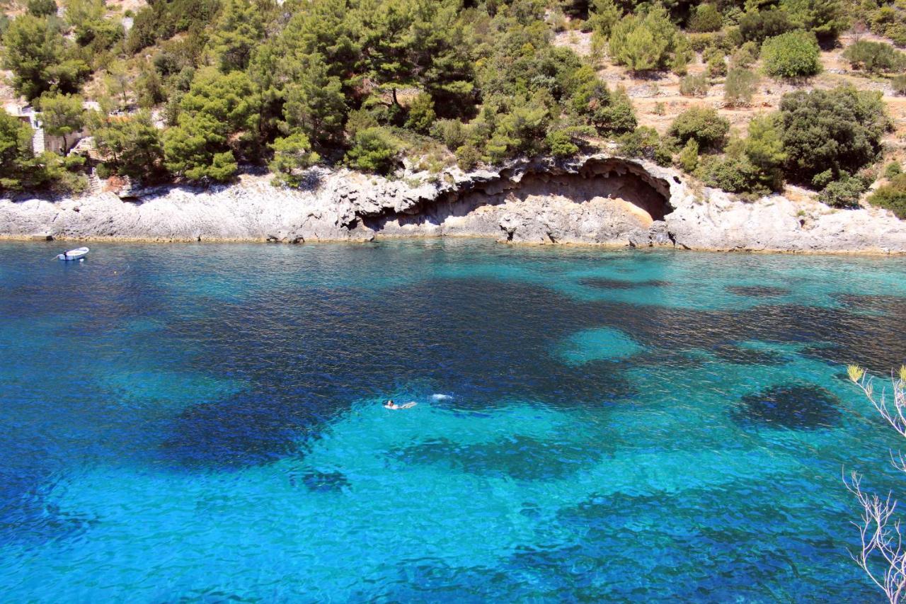 Secluded Fisherman'S Cottage Cove Bacva, Korcula - 9475 Pupnat Zewnętrze zdjęcie